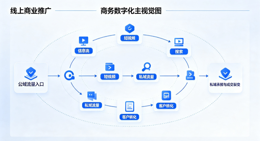 花溪区线上商业推广怎么做？全域流量闭环搭建与低成本转化实战指南